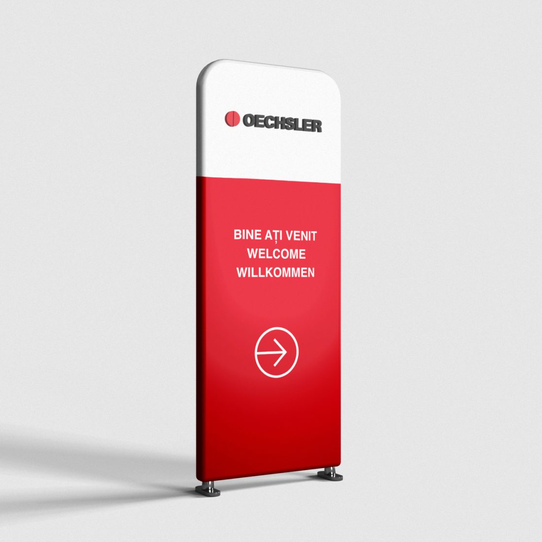 Oechsler-branded stationery and internal communication materials.