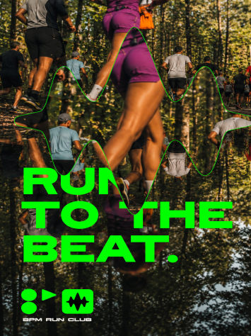 BPM Run Club – identitate vizuală și branding realizate de Rainfall
