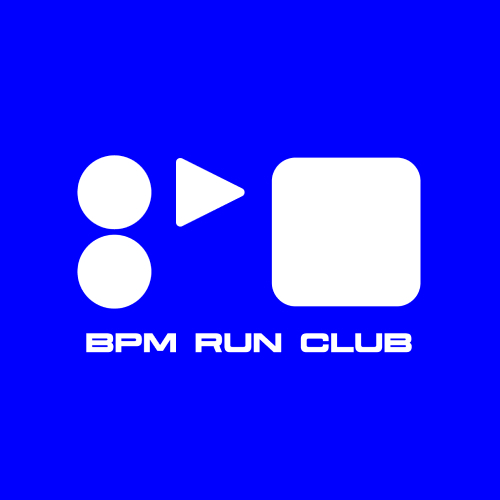 Logo BPM Run Club creat în cadrul proiectului de branding
